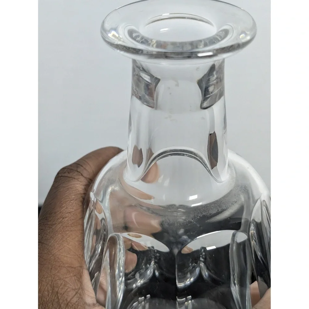 Baccarat Talleyrand Crystal Decanter France No Stopper Signed